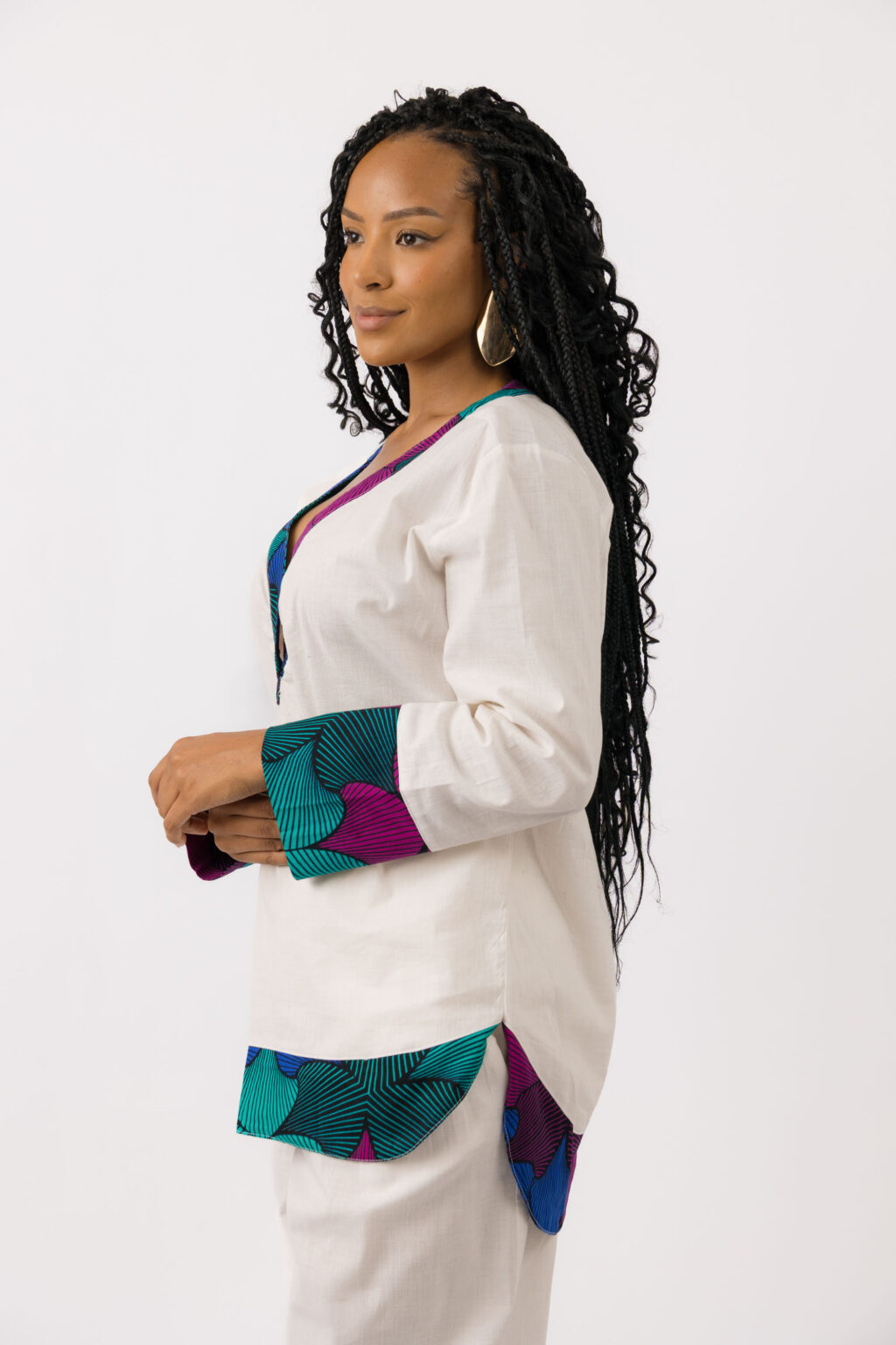 Ivory Oversized Shirt - Image 3