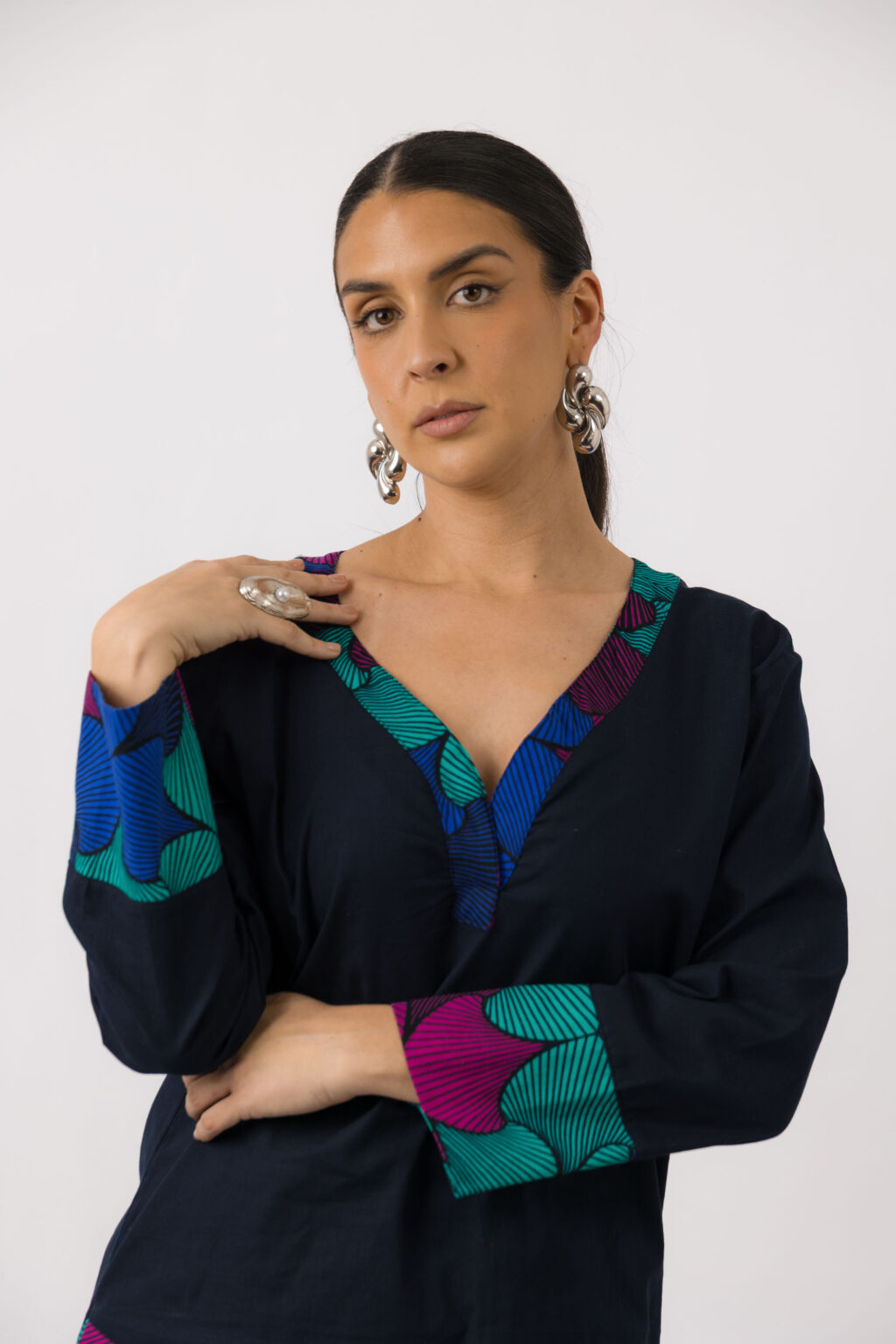 Blue Oversized Shirt